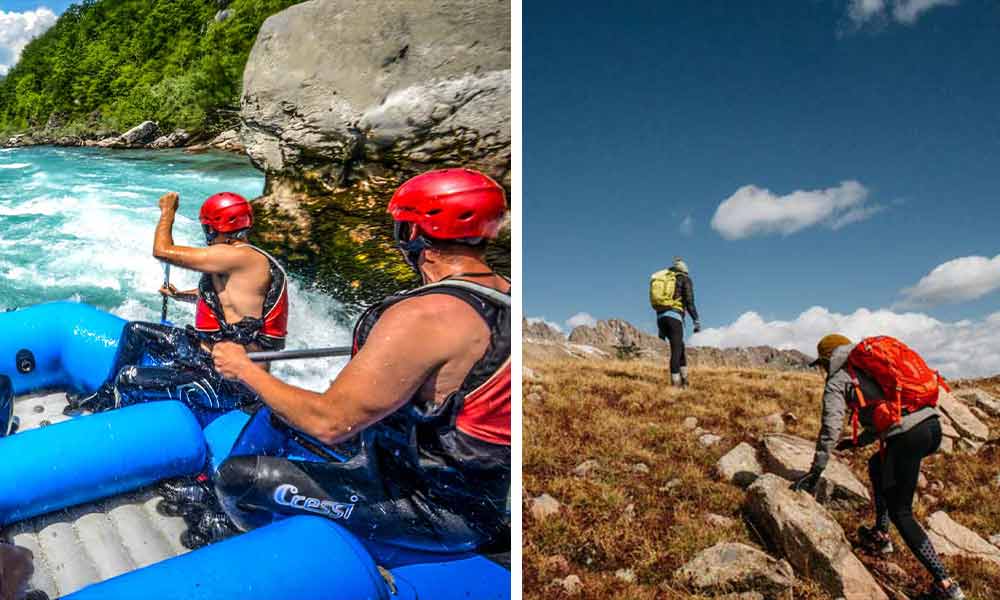 Hiking ili rafting?