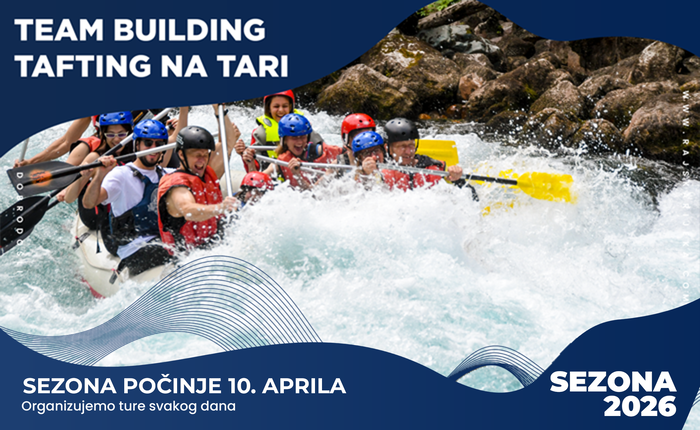 Team building - rafting na Tari