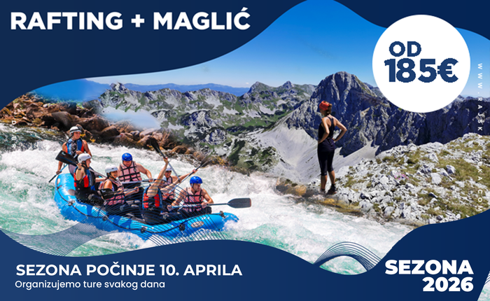 Rafting + Maglić - Rajska RIjeka 2026