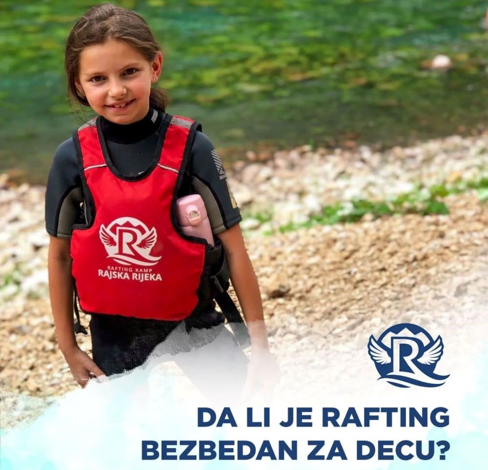 Rafting Tarom sa decom jeste bezbedan