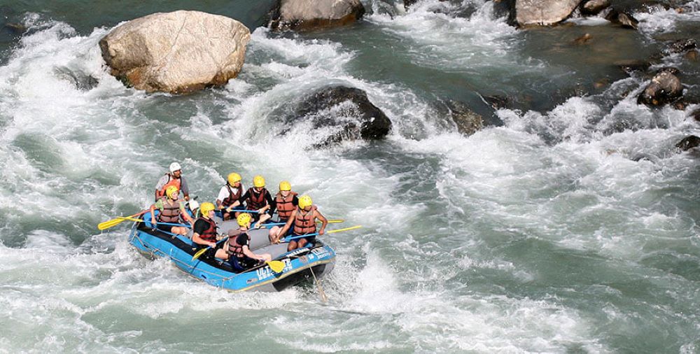 Reka Sun Kosi, rafting