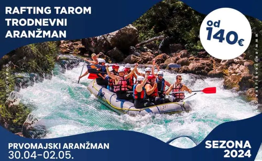 Prvomajski rafting aranžmani akcije i popusti