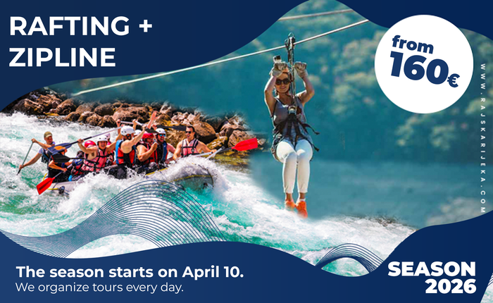Tara Rafting + Zip Line 2026