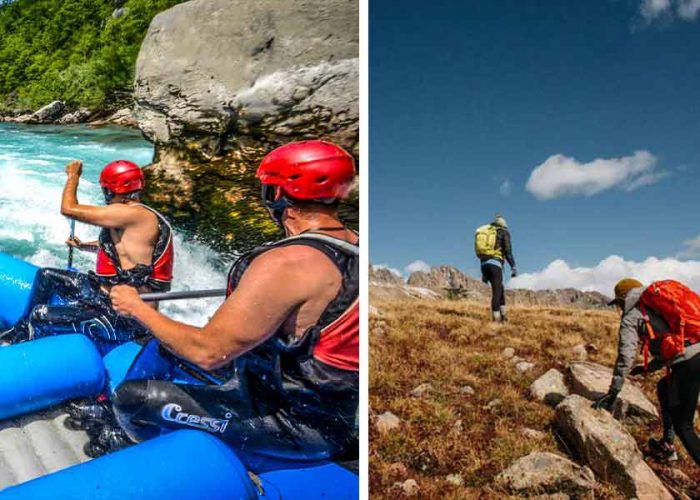 Hiking ili rafting?