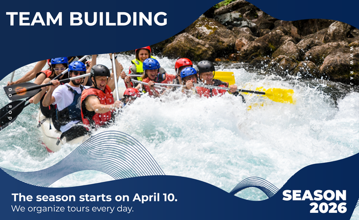 Team building - rafting on the Tara River 2026