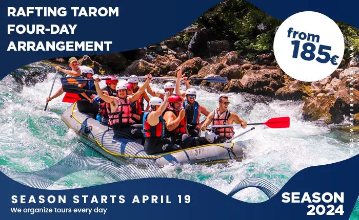 Tara Rafting - 4-day Arrangement || Rajska RIjeka