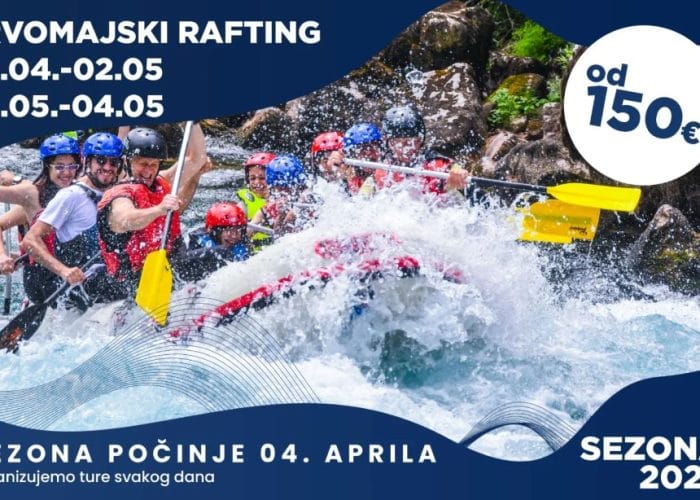 Prvomajski rafting na Tari - pridružite nam se u veličanstvenoj avanturi