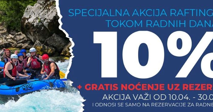 Tara rafting radnim danima – manje gužve, više avanture i gratis noćenje