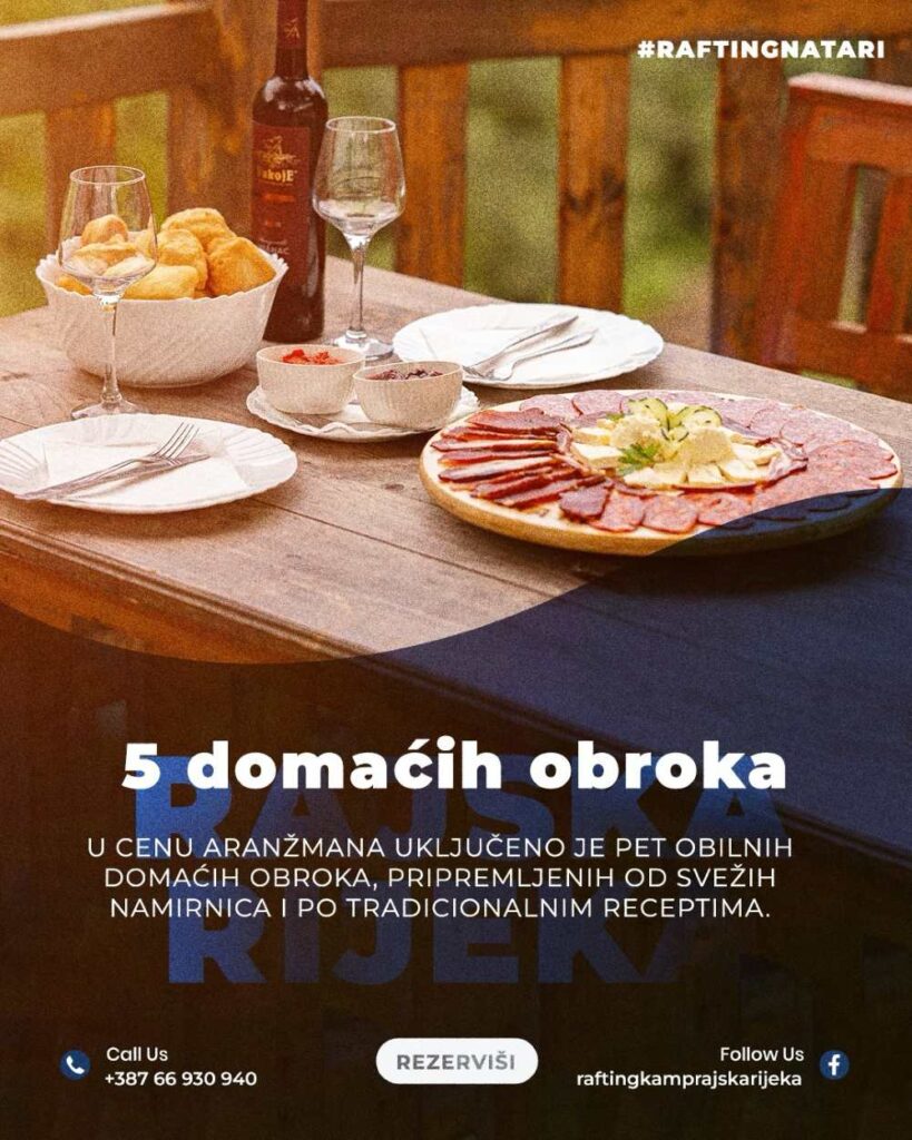 Rajska rijeka i domaća kuhinja